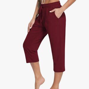 TARSE Brand Maroon Women's Capri Pants - NEW